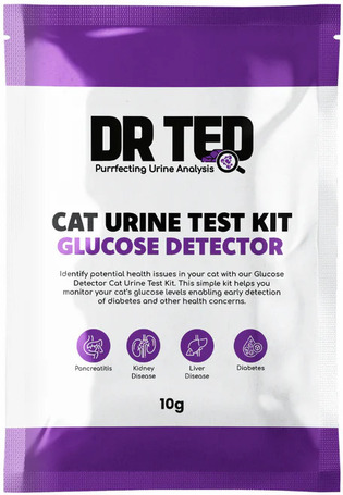 Dr Ted Cat Urine Test Kit - Glükóz vizelet teszt macskáknak