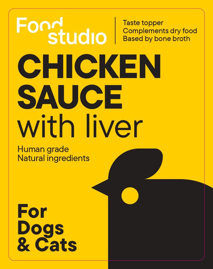 Food Studio Free Range Chicken Sauce with Liver & Carrot - zoom