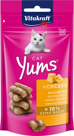Vitakraft Cat Yums extra puha sajtos jutalomfalatkák macskáknak