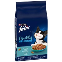 Felix Doubly Delicious hrană uscată cu somon