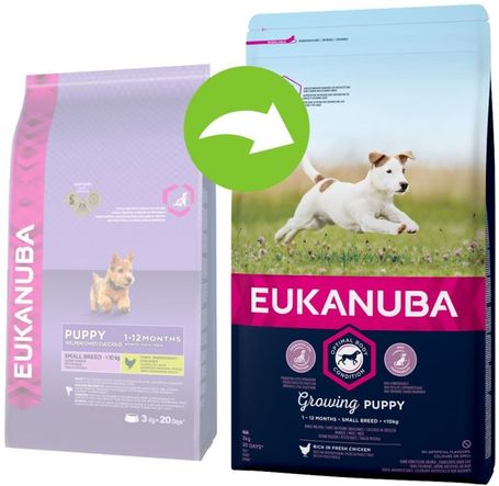 Eukanuba Puppy Small | Kutyaeledel kistestű kölyökkutyák részére | Szuperprémium száraztáp