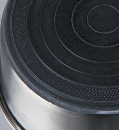 Trixie rozsdamentes fém tál alján gumi borítással