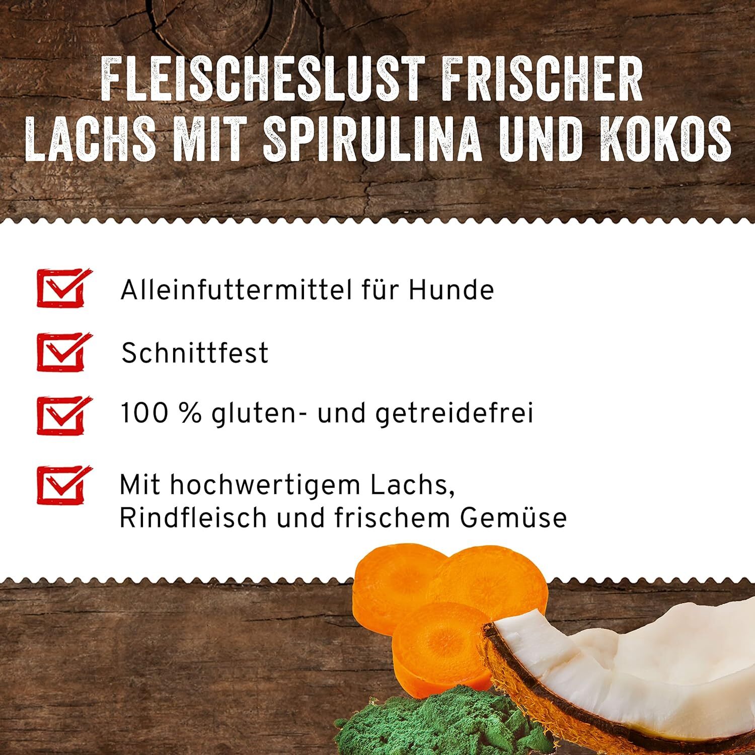 Meatlove Frischer Lachs - Ruladă din carne de somon proaspăt - zoom