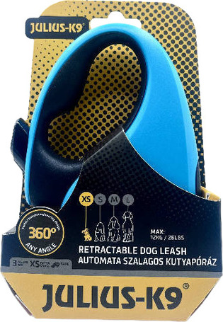 Julius-K9 automata szalagpóráz (Türkiz/Fekete)