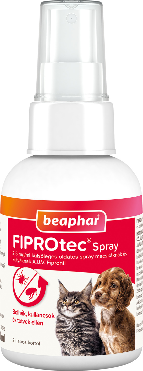 Beaphar Fiprotec Spray pisici câini pt purici căpușe păduchi