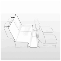 Trixie védőhúzat autóülésre bézs színben #4