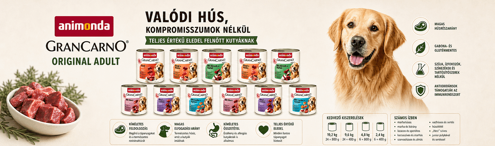 Animonda grancarno konzervek kutyáknak