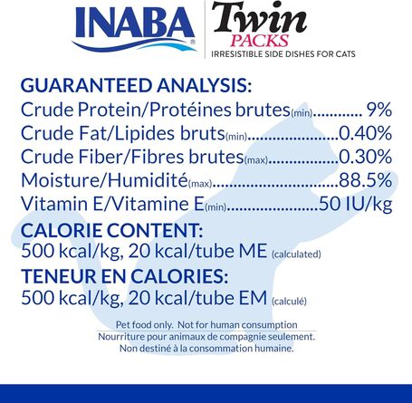 Inaba Cat Twin Packs Tuna & Chicken Recipe