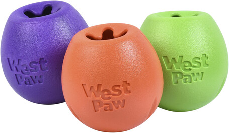 West Paw Rumbl - Jutalomfalattal tölthető labda