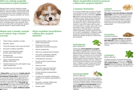 Relaxa-Bits nyugtató tabletta kutyáknak