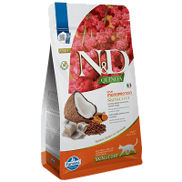 N&D Cat Grain Free Quinoa Skin & Coat Hering – Bőr- és szőrproblémákra | Szuperprémium macskaeledel #1