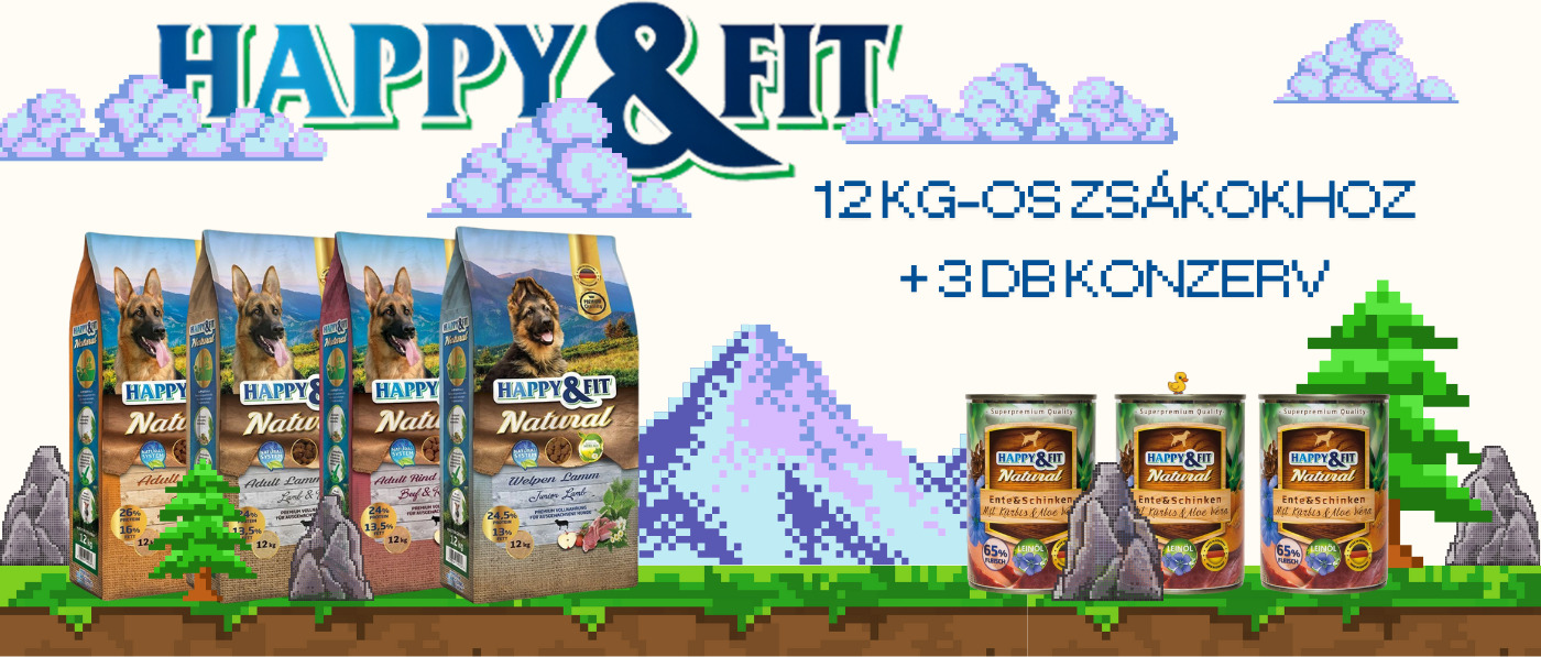 🔥Akciódömping: még több Happy&Fit táp mellé járnak az ajándék konzervek! 🔥Akciódömping: még több Happy&Fit táp mellé járnak az ajándék konzervek!