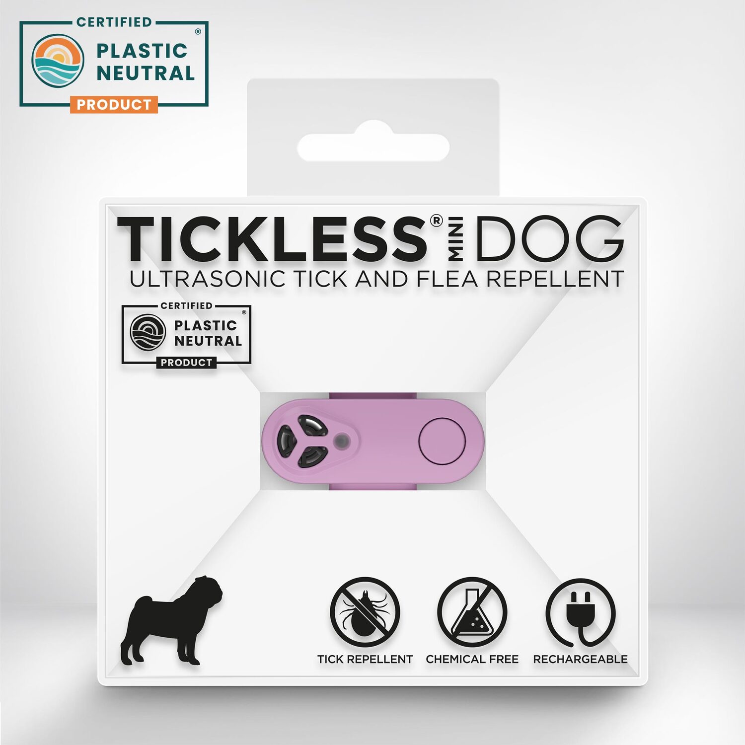Tickless Mini Dog USB repelent cu ultrasunete pentru căpușe și purici pentru câini - zoom