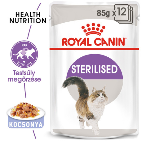 Royal Canin Sterilised Jelly - Ivartalanított felnőtt macska zselés nedves táp