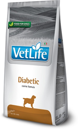 Vet Life Natural Diet Dog Diabetic | Cukorbetegségben szenvedő kutyáknak készült gyógytáp
