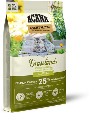 Acana Grasslands Cat & Kitten gabonamentes macskaeledel Acana Grasslands Cat & Kitten gabonamentes macskaeledel