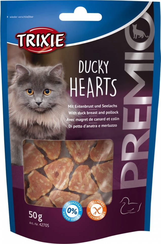 Trixie Premio Hearts cu rata si peste pentru pisici