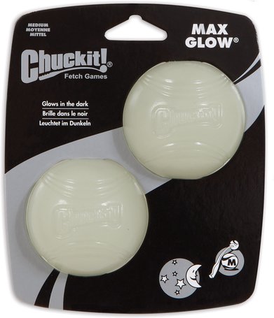 Chuckit! Max Glow - Sötétben világító gumilabda kutyáknak