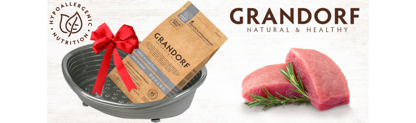 Grandorf márkabevezető akció - Műanyag kosár fekhely ajándékba