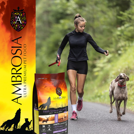Ambrosia Dog Adult GF Fresh Venison & Lamb
