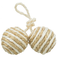 Trixie duplalabdás játék szizálkender fonalból #5