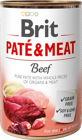 Brit Care Paté & Meat Beef pástétom egész húsdarabokkal