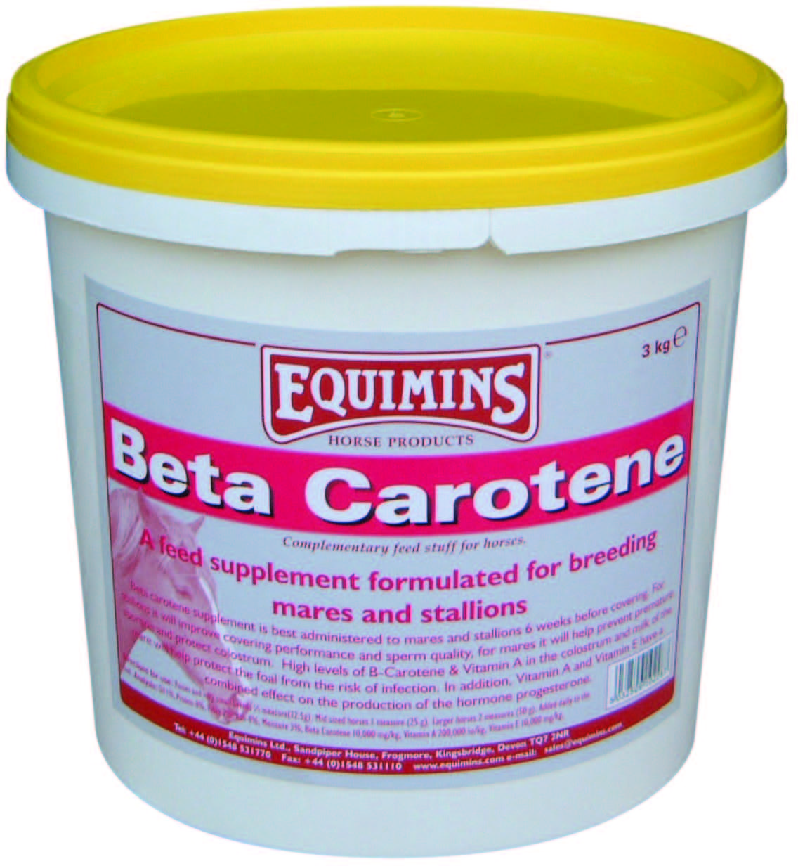 Equimins Beta Carotene -  Beta caroten cu vitamina E pentru armăsari și iepe gestante - zoom