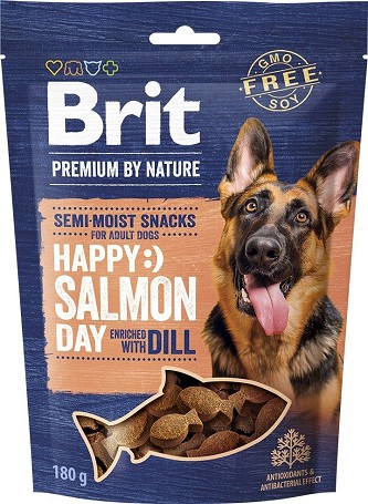 Brit Premium by Nature Dog Semi-moist Snacks Salmon with Dill