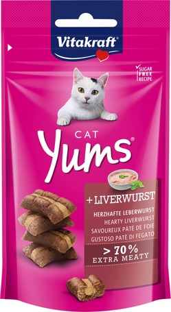 Vitakraft Cat Yums extra puha májas jutalomfalatkák macskáknak