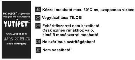 Yutipet RnD párnázott biztonsági kutyahám (Kék)