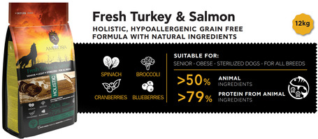 Ambrosia Dog Grain Free Senior, Light & Sterilized