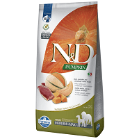N&D Dog Grain Free Adult Medium/Maxi dovleac, rață & afine hrană superpremium pentru câini