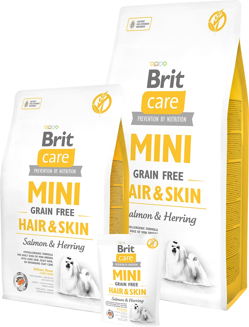 Brit Care Mini Grain Free Hair & Skin Salmon & Herring