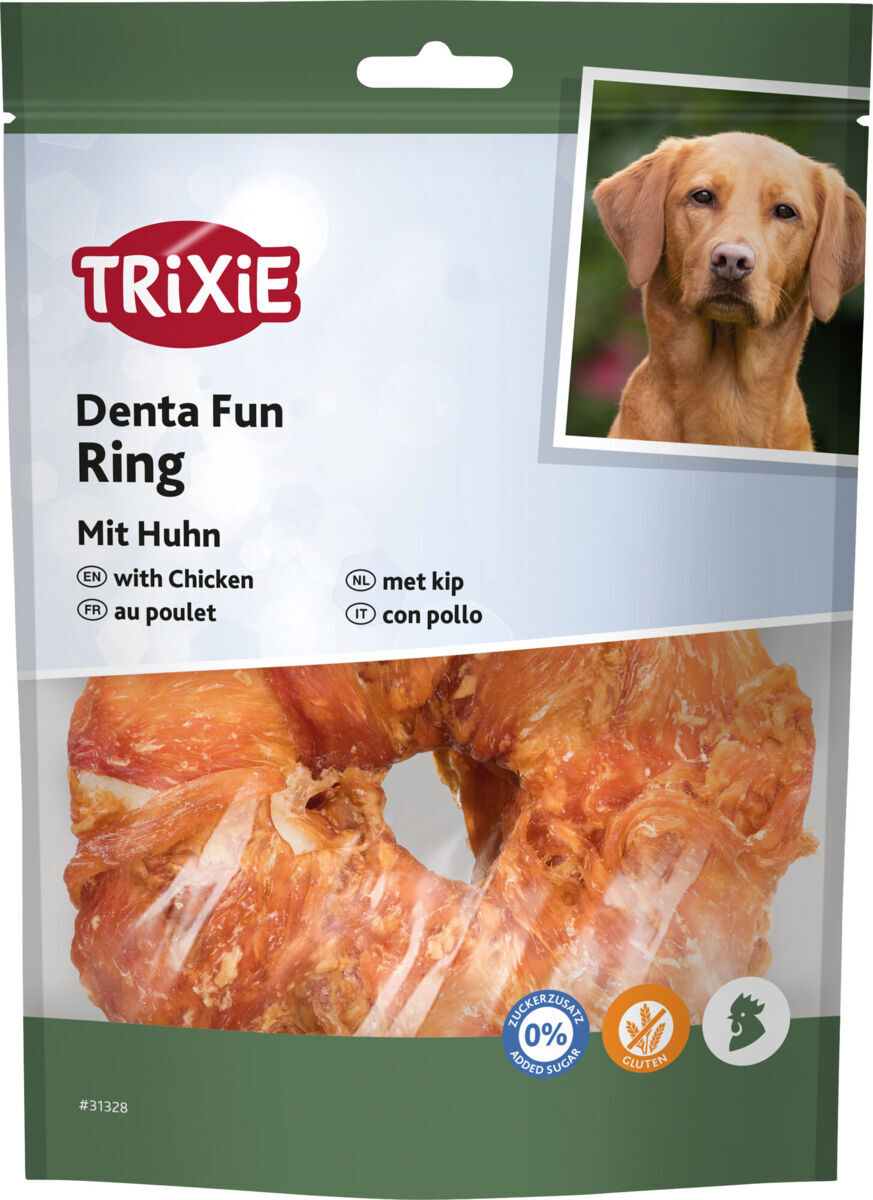 Trixie Denta Fun inel cu carne de pui pentru caini - zoom