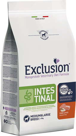 Exclusion Dog Intestinal Pork & Rice Medium & Large