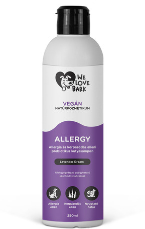 We Love Bark Allergy l Bőrnyugtató sampon allergiás tünetek enyhítésére