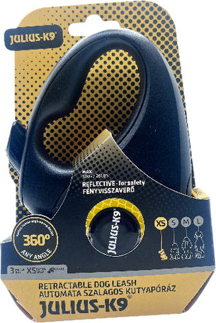 Julius-K9 automata szalagpóráz (Neon narancssárga)