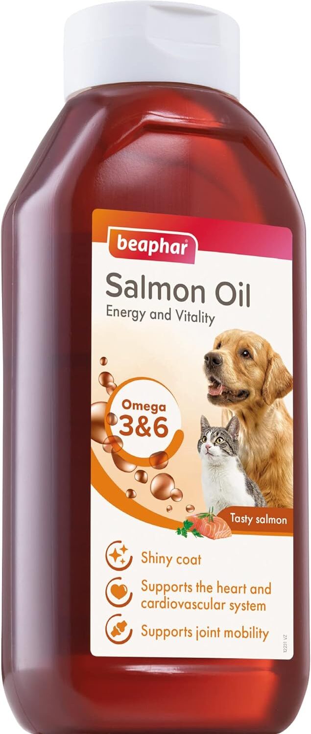 Beaphar Salmon Oil - Ulei somon câini și pisici pt blană