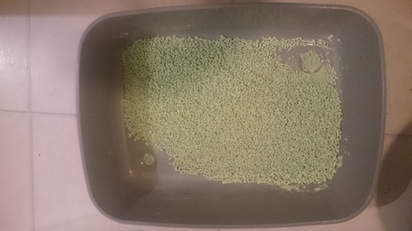 Tofu alom zöld tea illattal macskáknak