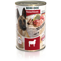 Bewi-Dog conservă bogată în carne pură de miel