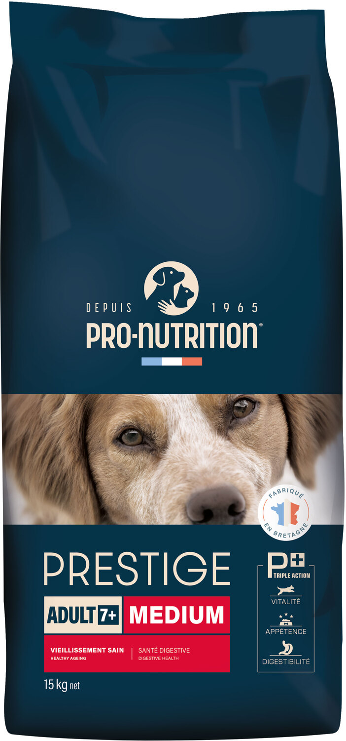 Pro-Nutrition Prestige Adult 7+ Medium Pork | Hrană pentru câini cu vârsta peste 7 ani