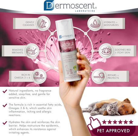 Dermoscent ATOP 7 Shampoo kutyáknak és macskáknak