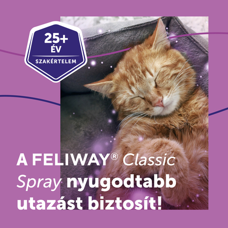 Feliway Classic nyugtató hatású párologtató macskáknak