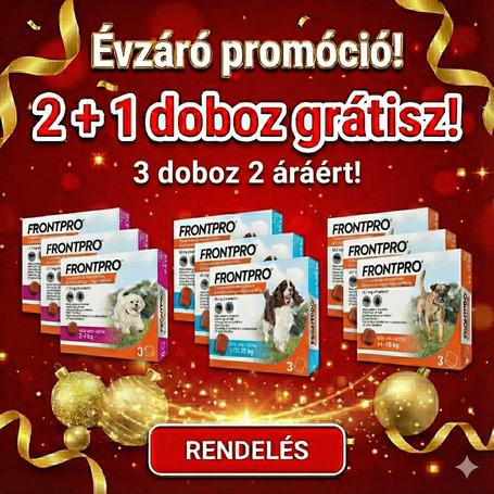 Frontpro rágótabletta bolha és kullancs ellen