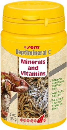Sera Reptimineral C - Hüllő vitamin és ásványi anyag por