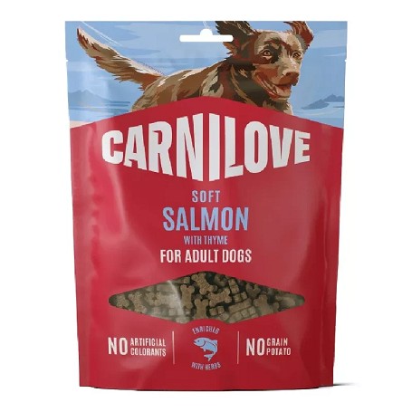 CarniLove Dog Semi Moist Snack lazaccal és kakukkfűvel
