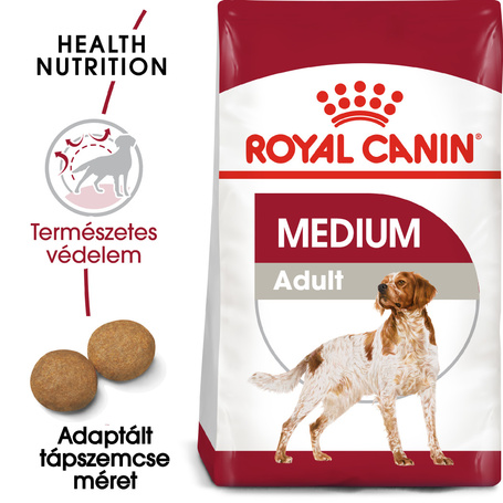 Royal Canin Medium Adult - Közepes testű felnőtt kutya száraz táp