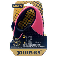 Julius-K9 automata szalagpóráz - Pink/Fekete Julius-K9 automata szalagpóráz - Pink/Fekete