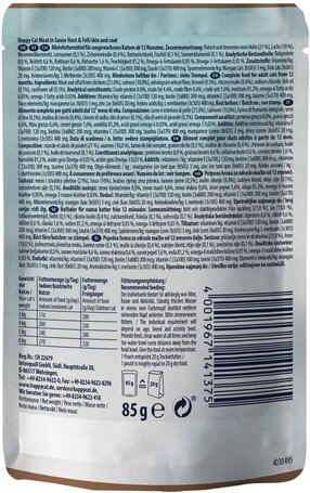 Happy Cat Sensitive Skin&Coat alutasakos eledel macskáknak