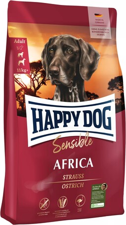 Happy Dog Sensible Africa strucchúsos és burgonyás kutyatáp